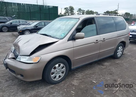 2004 Honda Odyssey Ex из США, поврежденный, VIN 5FNRL18894B088777